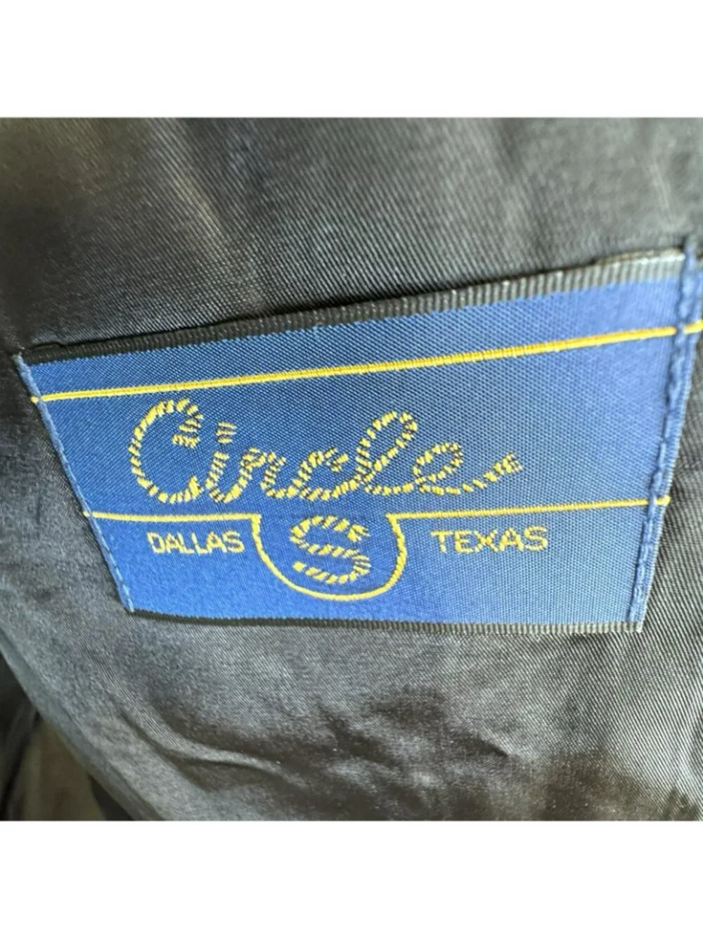 Circle S Western Yoke Blazer Mens Size 48R Gray Black Cowboy Ranch Rodeo Jacket